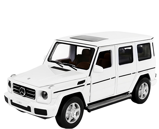 kidmate 孩子王 1:32 賓士 G350d LED 聲光合金車 Pull Back 可開門, 1個