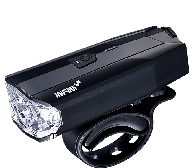 台灣 INFINI I-265P 光感應智能前燈 5W 500-700流明 4-20小時 效期可用 80 x 38.3 x 27.3 mm 黑色, 1個