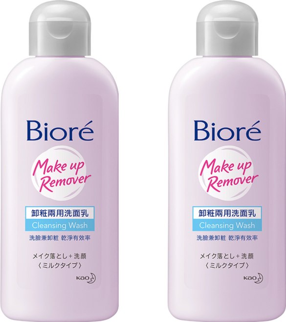 Biore 蜜妮 台灣公司貨 卸粧兩用洗面乳, 120ml, 2瓶