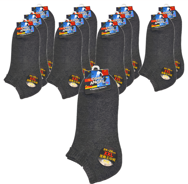 Cool Angel 天使之翼 毛巾船型襪 CA21 12雙