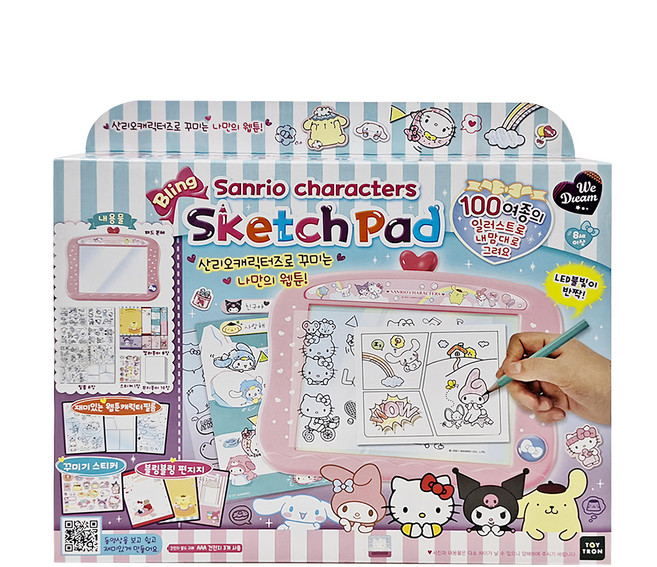 TOY TRON 三麗鷗家族 畫板 8歲以上, 1個