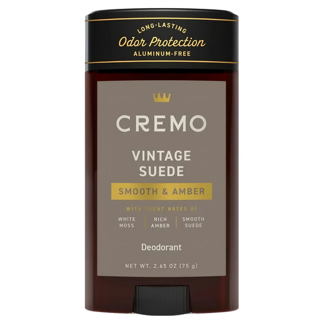 CREMO 體香膏 皮革菸草, 75g, 1瓶