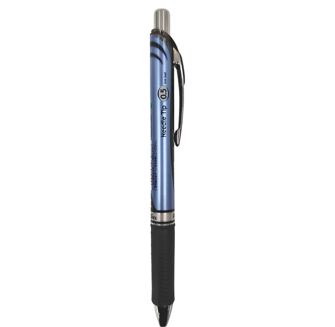 Pentel 飛龍文具 ENERGEL 自動極速鋼珠筆 0.5mm BLN-75 12支, 黑色, 1盒