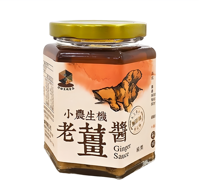 珍田生機 小農生機 老薑醬, 240g, 1罐
