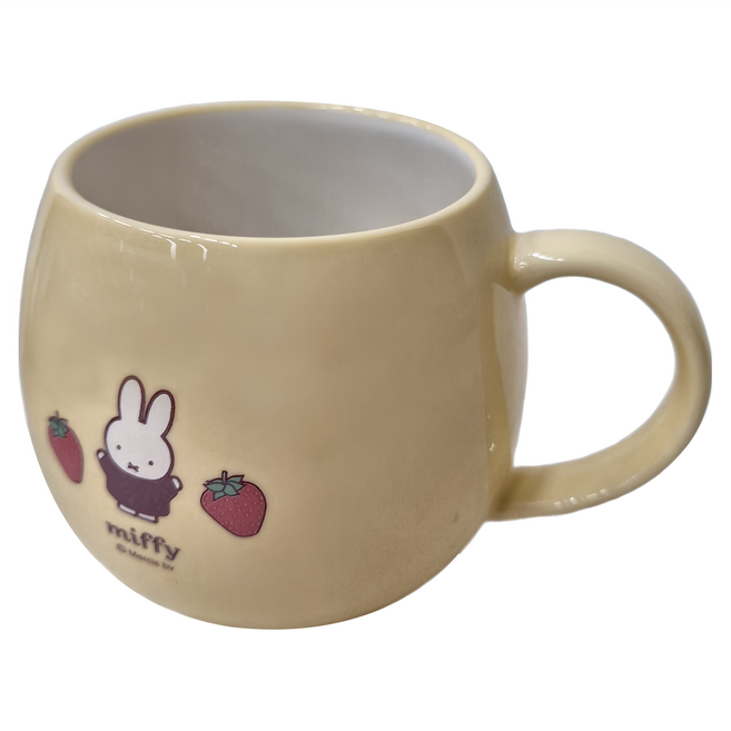 miffy 米飛 陶瓷馬克杯 280ml, 草莓, 1個