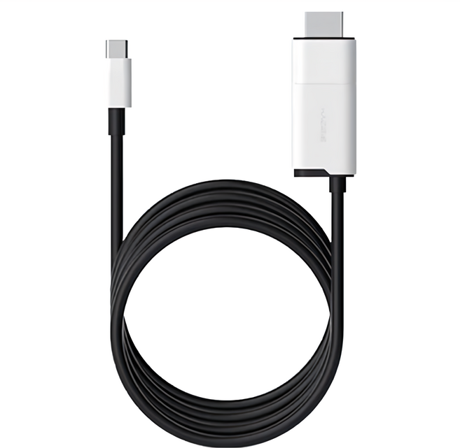 HAGiBiS 海備思 智能充電 Type-C轉HDMI轉換器 2米 ABS材質, SWC10BW-60H, 1個