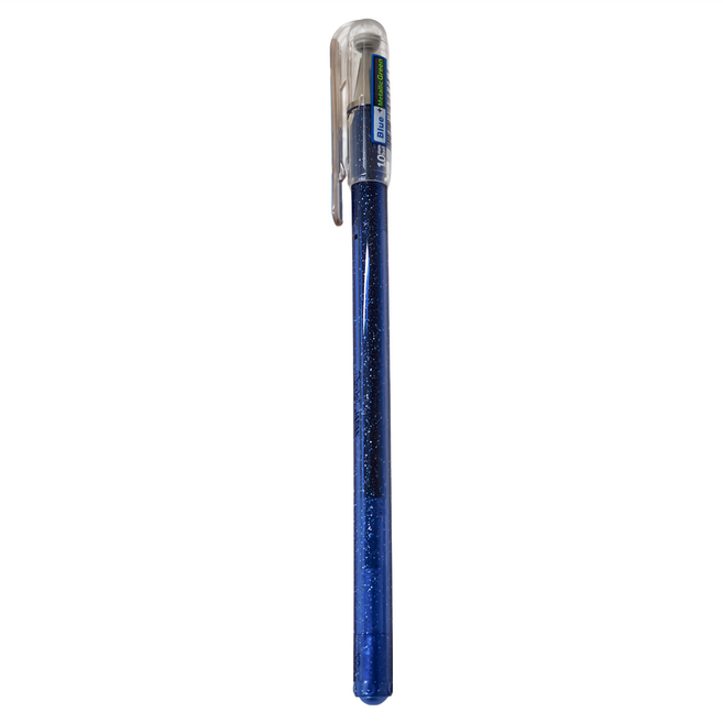 Pentel 飛龍文具 蝴蝶筆 K110-DCX, 藍色 + 金屬綠色, 12支