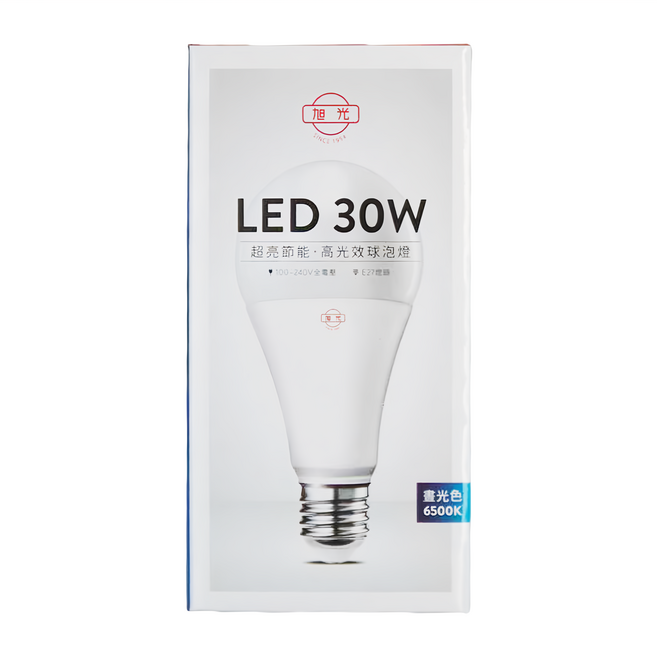 旭光 30W LED 燈泡, 白光, 1盒
