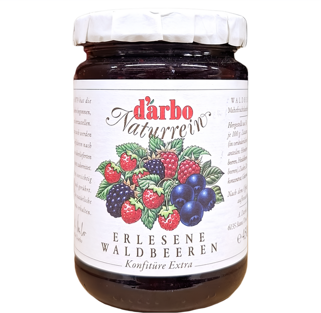d'arbo 德寶 奧地利高品質果醬 森林莓果, 450g, 1罐