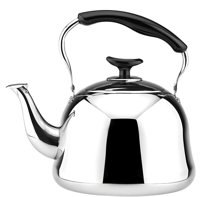 Chieh Pao 潔豹 304不銹鋼 雅緹琴音茶壺, 1個, 不銹鋼色, 5L