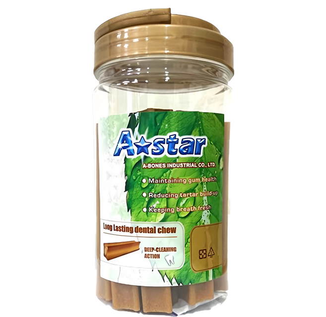 A star 夾心耐咬棒 18週以上幼犬/成犬/老犬, 花生, 610g, 1罐
