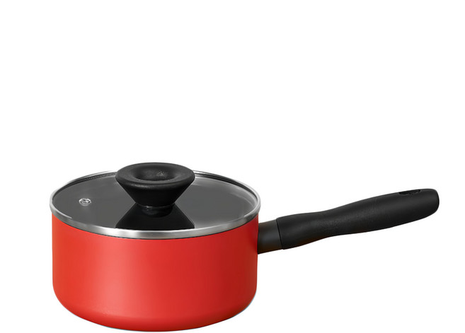 MEYER 美亞 導磁單柄湯鍋 含蓋 18cm 1.9L 防燙鍋蓋頭 快速導熱, 革新紅, 1個