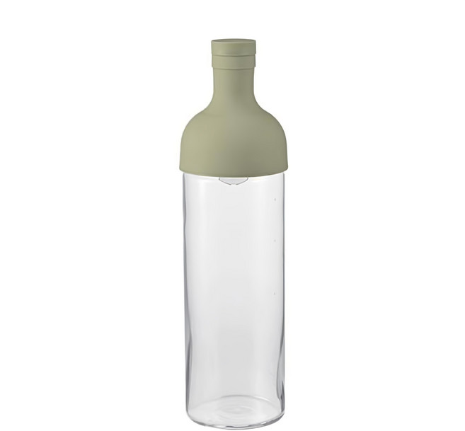 HARIO 好璃奧 酒瓶冷泡茶壼, 粉綠色, 1個, 750ml