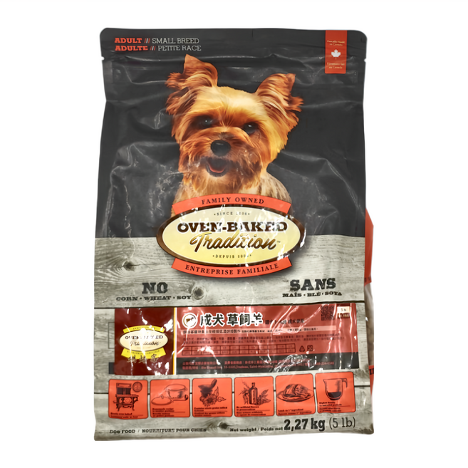 OVEN-BAKED TRADITION 烘焙客 成犬用乾糧, 羊肉, 2.27kg, 1袋