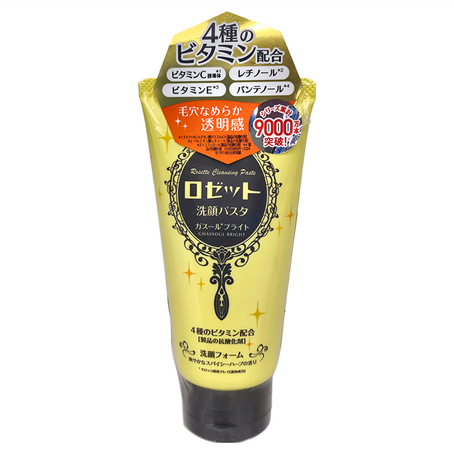 ROSETTE 露姬婷 摩洛哥泥清新透亮洗顔乳 去除角質 黃色, 120g, 1件