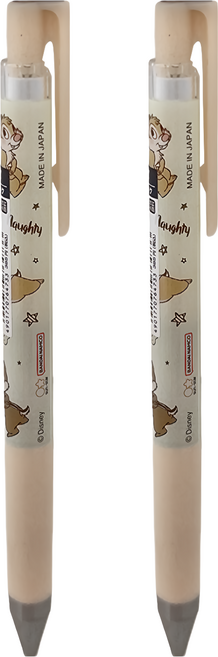 Sun-Star 迪士尼超果筆 Juice Up 0.4, 奇奇蒂蒂 淺棕色, 2支