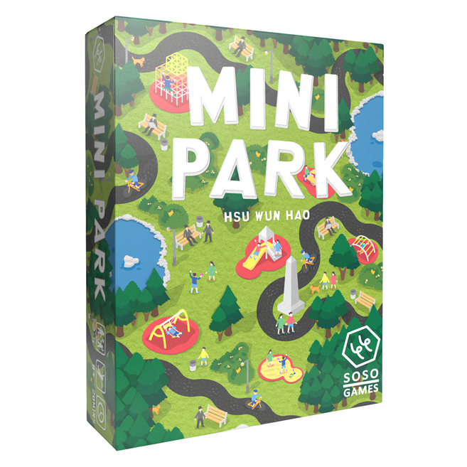 SOSO GAMES 小小公園 MINI PARK 適合8歲以上 2-5人 20分鐘, 1盒