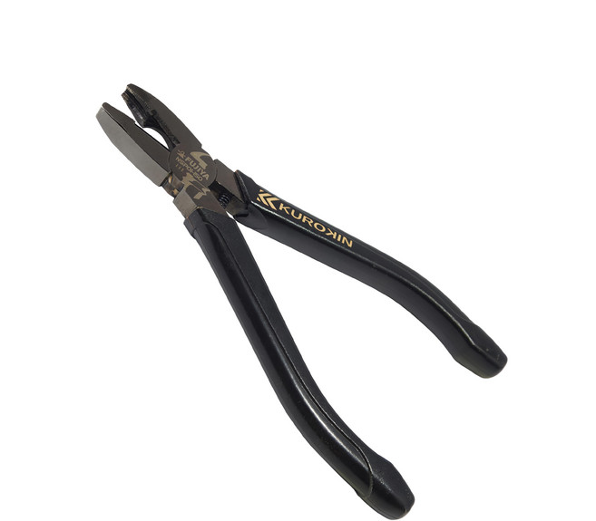 FUJIYA 富士箭 螺絲拔起迷你鋼絲鉗 150mm 黑金, 1個