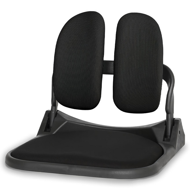 CHAIR FOCUS Coreliving 矯正坐姿雙背可折疊和室椅, 黑色