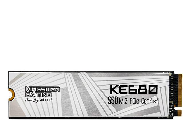 AITC 艾格 KINGSMAN M.2 PCIe Gen4x4 SSD 固態硬碟 PS5適用, KE680, 2TB