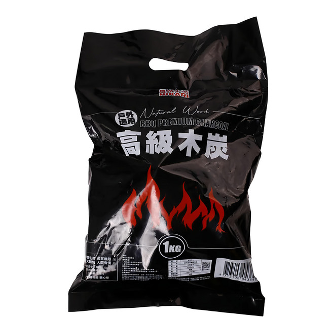 HIKARI 日光生活 高級木炭 M303-L, 1kg, 1包