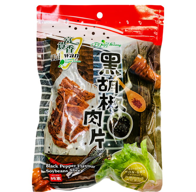富貴香 黑胡椒素肉片 純素, 260g, 1包