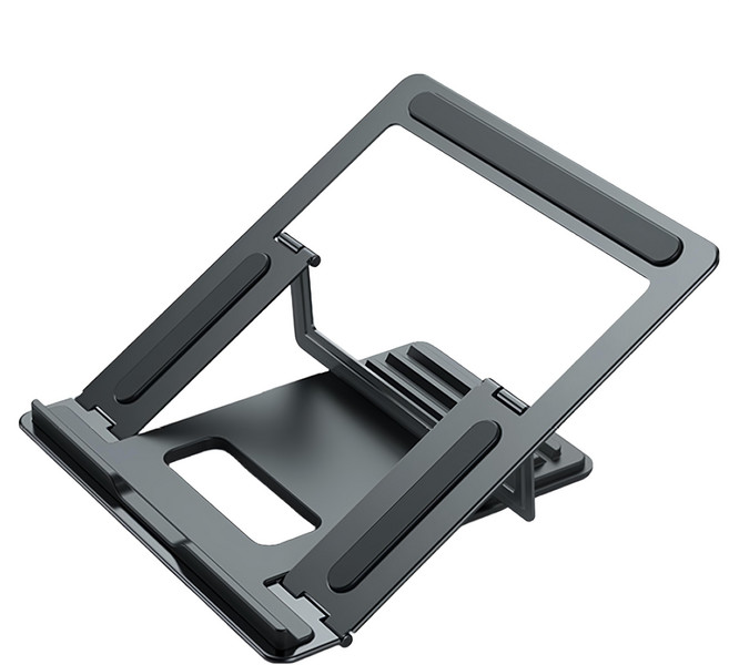OMG 鋁合金筆記型電腦散熱支架 T8, 深空灰, 1個
