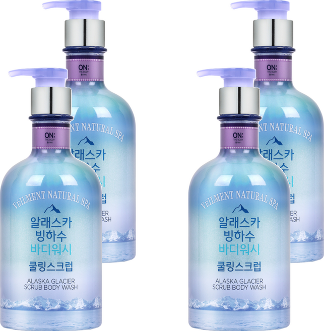 VEILMENT 蓓蔓 SPA賦活沐浴露 阿拉斯加以色列死海鹽, 600g, 4瓶