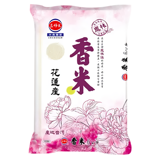 三好米 花蓮產 香米, 6kg, 1包, 未分級