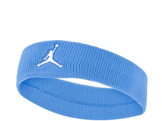 NIKE 耐吉 JORDAN 喬丹 DRI-FIT 單色頭帶, 1條, 藍色