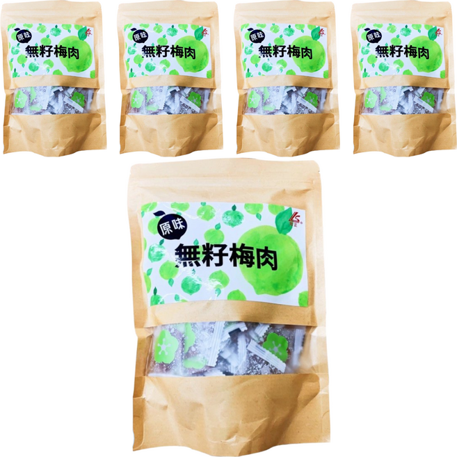 同正 原味無籽梅肉, 150g, 5包