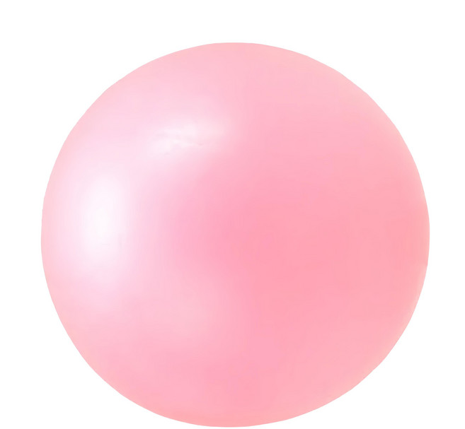 CHANSON 強生 台灣製造 瑜珈抗力球, 粉色, 1個