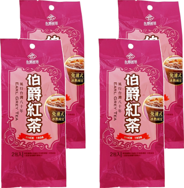 永發茗茶 伯爵紅茶, 30g, 2包, 4袋
