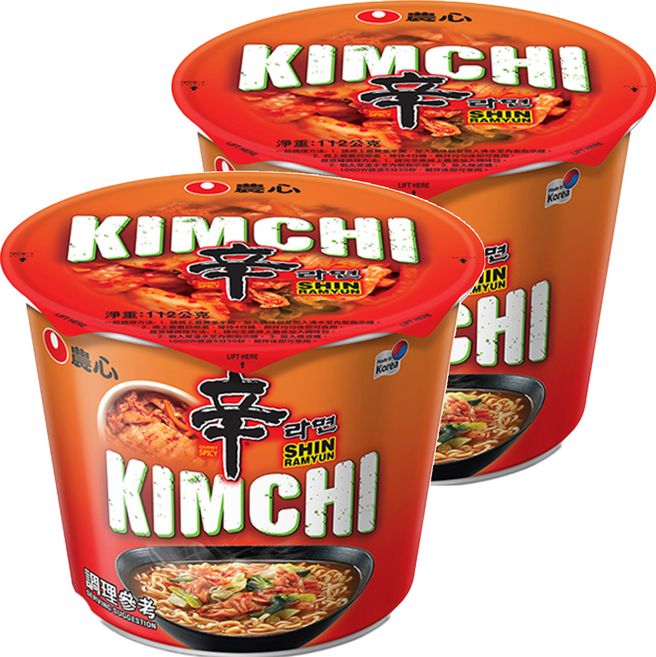 NONGSHIM 農心 辛辣白菜風味 112g, 2入