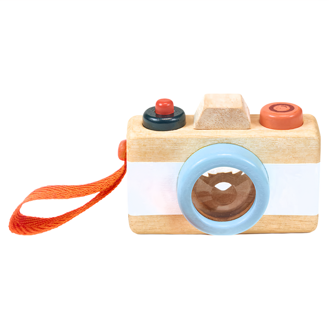 mentari 萬花筒小相機 MT7305 2歲以上適用 橡膠木製, 多色, 1個