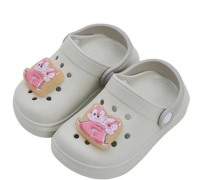 CHIP 'N' DALE 奇奇蒂蒂 兒童款電燈造型洞洞拖鞋
