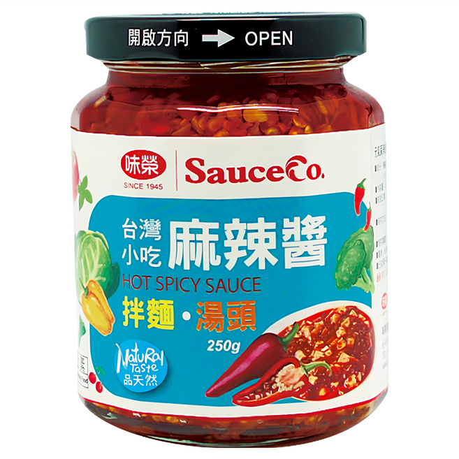 味榮 麻辣醬, 250g, 1罐