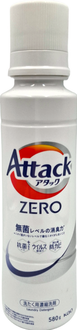 Attack ZERO 洗衣精, 580g, 1瓶