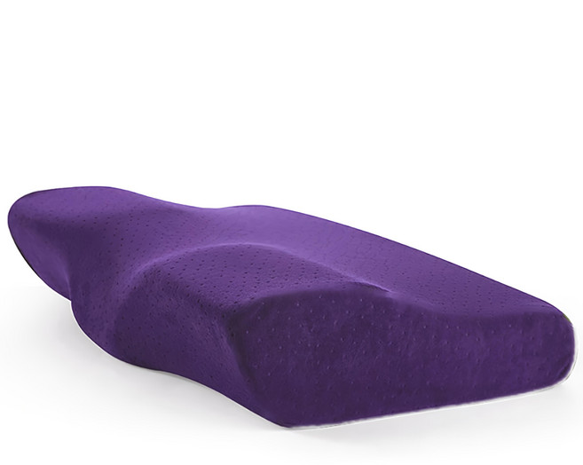 小麥購物 蝶型記憶枕 L702, 1個, 高貴紫