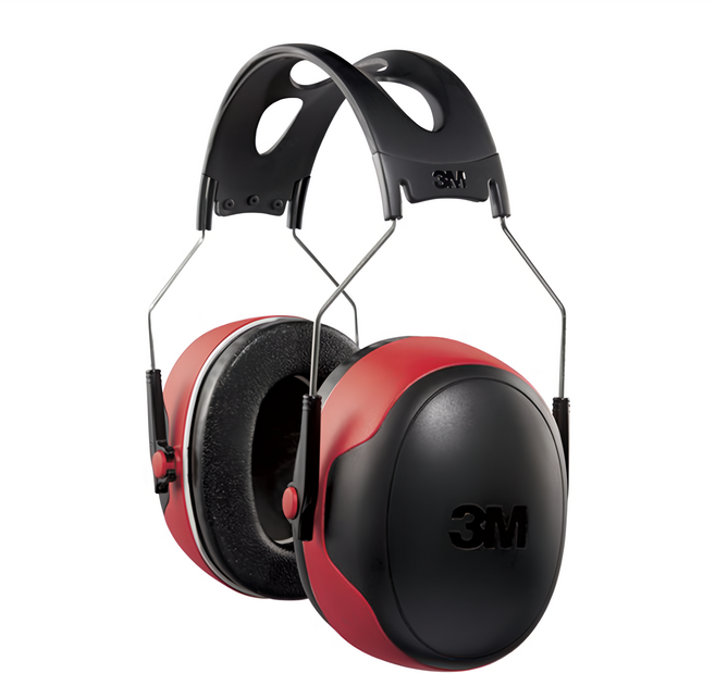 3M 專業級降噪耳罩 90565-4DC-PS 黑色 + 紅色, 1個, 1個