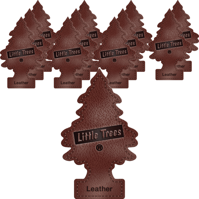 Little Trees 小樹香片 香氛卡, 皮革香, 7g, 12片