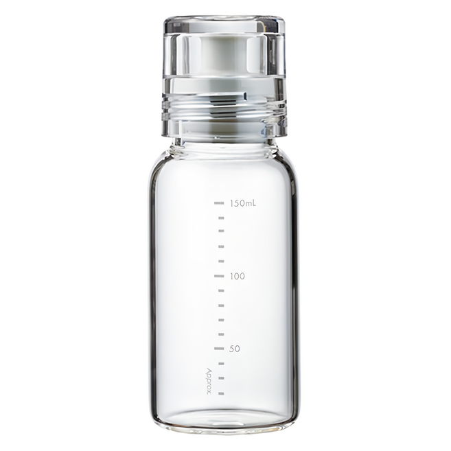 HARIO 好璃奧 斯利姆白色調味瓶 DBSN-150-PGR, 150ml, 1個