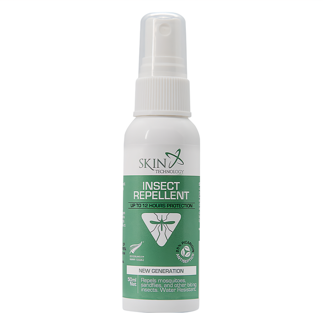紐西蘭 SKIN TECHNOLOGY 25%派卡瑞丁 瑞斌12H長效防蚊液, 1瓶