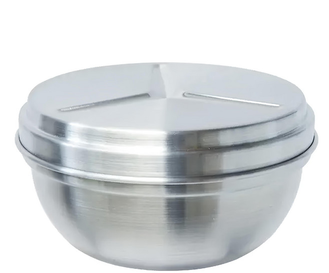 PLUS PERFECT 理想 雙層不銹鋼碗 極緻316 附蓋18cm, 銀色, 1個