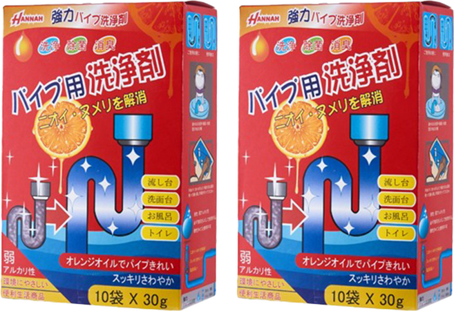 日本 HANNAH 管道疏通劑 A214 10包, 300g, 2盒