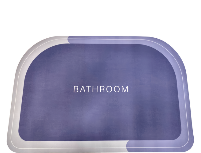 寢室安居 軟式珪藻土地墊, 煙波藍