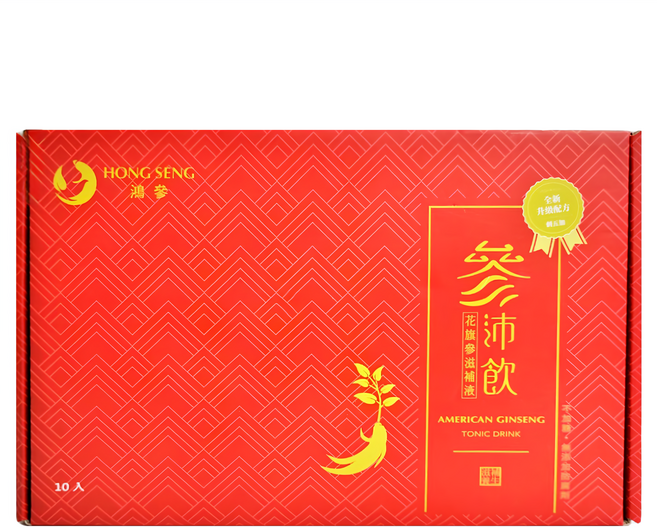 HONG SENG 鴻參 參沛飲滋補禮盒 10瓶, 550ml, 1盒