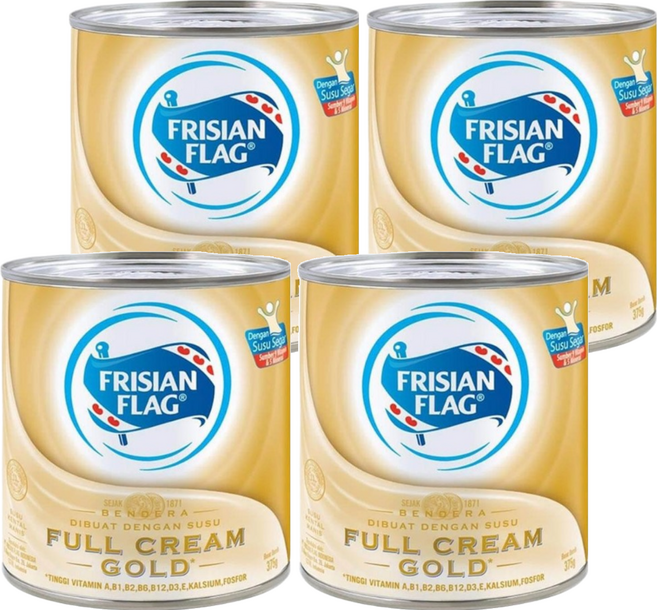 FRISIAN FLAG 調理用奶水罐頭, 370g, 4罐