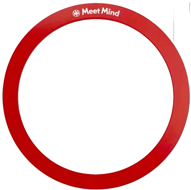 Meet Mind ios/Android 多彩引磁片 通用款 2個, 紅色, 1組