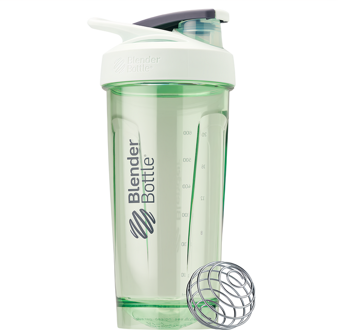 Blender Bottle Strada Tritan 鎖扣式搖搖杯, 冰川綠, 828ml, 1個